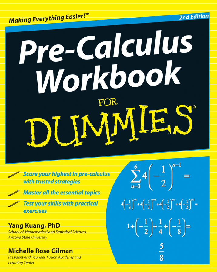 pre calculus for dummies ebook